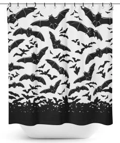Sourpuss Spooksville Shower Curtain