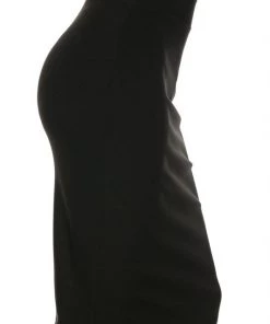 New Mix Slit Knee-Length Pencil Skirt