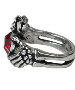 Alchemy Of England Claddagh By Night Ring