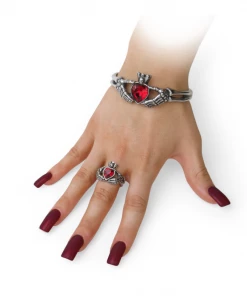 Alchemy Of England Claddagh By Night Ring