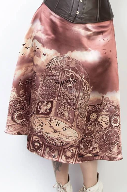 Subculture Corsets & Clothing Stopwatch Wasteland Steampunk Skirt 5 Subculture Corsets & Clothing Stopwatch Wasteland Steampunk Skirt