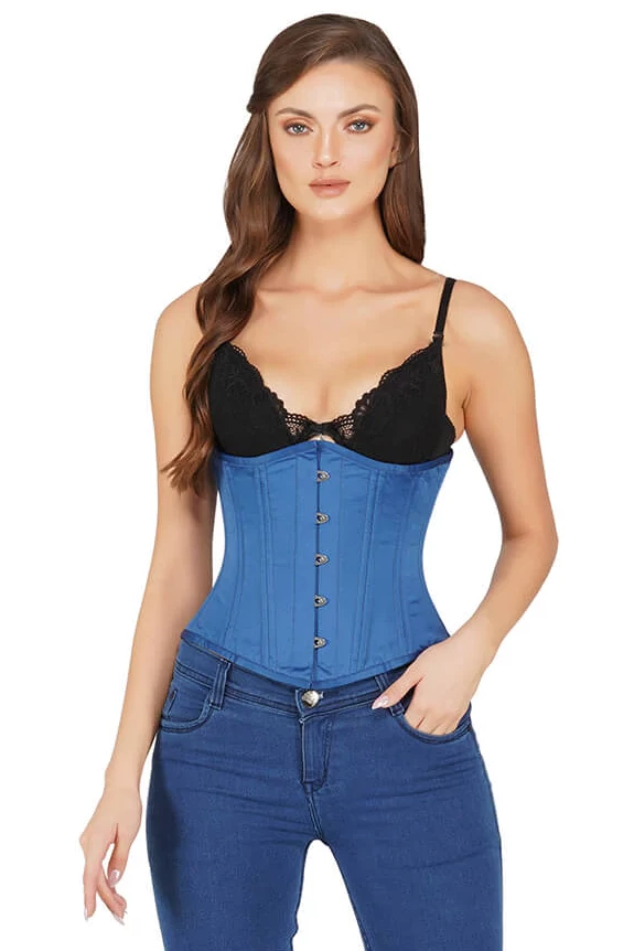 Not Specified Delaney Corset In Duchess Satin 1 Not Specified Delaney Corset In Duchess Satin