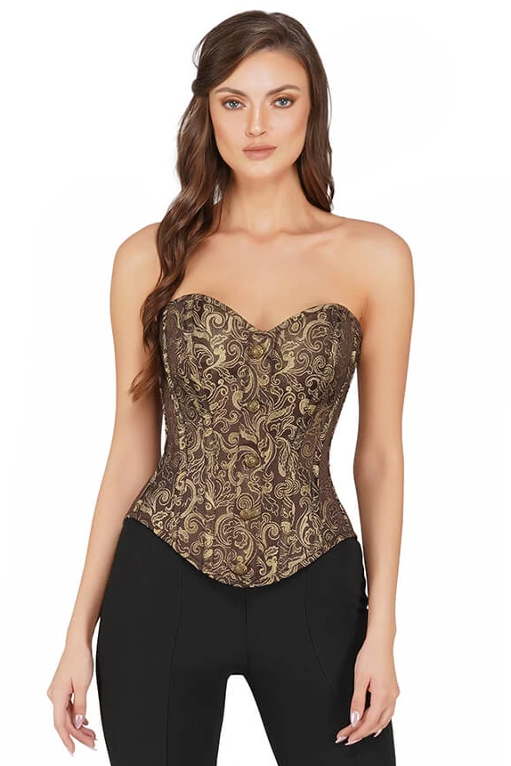 Not Specified Livia Overbust Corset In Brocade Corsets 1 Not Specified Livia Overbust Corset In Brocade Corsets