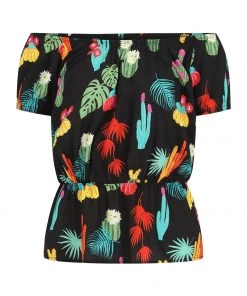 Collectif Aldea Cacti Forest Top Pinup