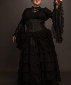Subculture Corsets & Clothing Caelius Victorian Skirt In Midnight