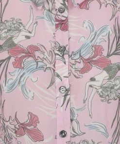 Hell Bunny Attina Mystic Mermaid Blouse Pinup
