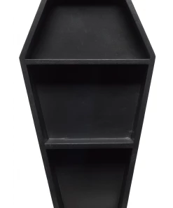 Sourpuss Matte Black Coffin Shelf Home Decor