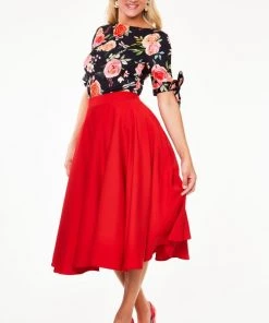 Voodoo Vixen Rosalee Floral Knit Top