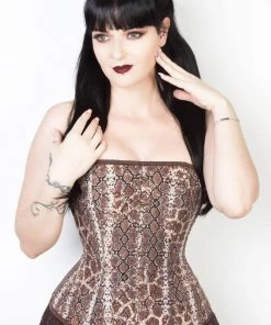 The Corset Company Calista Snakeskin Longline Overbust Corsets