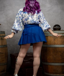 Dear Lover Flowy Floral Blouse Pinup