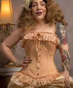 Subculture Corsets & Clothing Romantic Rendition Longline Cotton Overbust