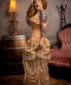 Subculture Corsets & Clothing Steampunk Briallan Ivory Skirt