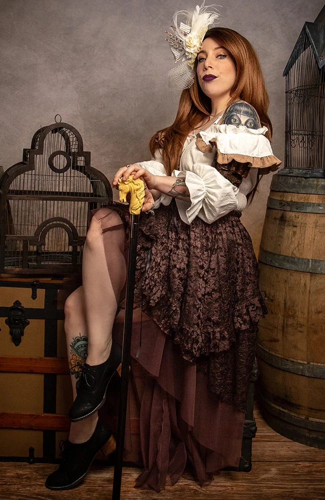 Subculture Corsets & Clothing Marie's Lace Dreams Skirt Gothic 4 Subculture Corsets & Clothing Marie's Lace Dreams Skirt Gothic