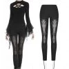 Dark In Love Gothic Mystica Lace Leggings