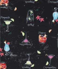 Collectif Pinup Cocktail Menu High-Waist Bikini Brief