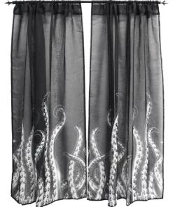 Sourpuss Tentacles Window Curtains Home Decor