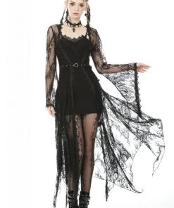 Dark In Love Gothic Obsidian Moon Fall Robe