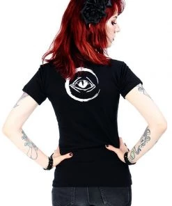 Restyle Three-Headed Cat T-Shirt Gothic