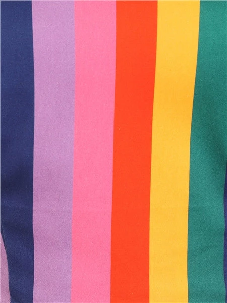 Bright & Beautiful Fanny Rainbow Wishes Stripe Top Pinup 4 Bright & Beautiful Fanny Rainbow Wishes Stripe Top Pinup