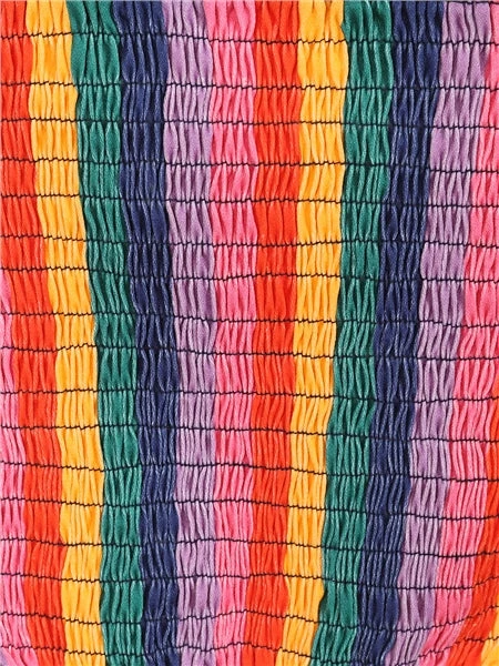 Bright & Beautiful Fanny Rainbow Wishes Stripe Top Pinup 5 Bright & Beautiful Fanny Rainbow Wishes Stripe Top Pinup