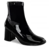 Funtasma Gogo 150 Ankle Boot In Patent Black