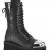 Demonia Gothic Gravedigger Glare Boot