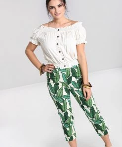 Hell Bunny Rainforest Cigarette Capris