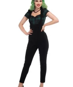 Collectif Karen Suspender Trousers Pinup