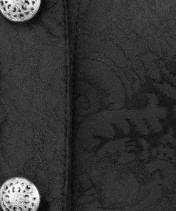 Not Specified Livia Overbust Corset In Solid Brocade Gothic