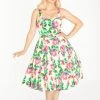 Miss Lulo Lori Wild Floral Medley Swing Dress Pinup