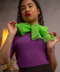 Not Specified Solid Chiffon Scarf