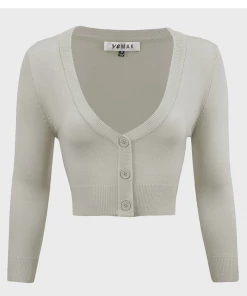 MAK Marianne's Bolero Cardigan In Neutrals Pinup