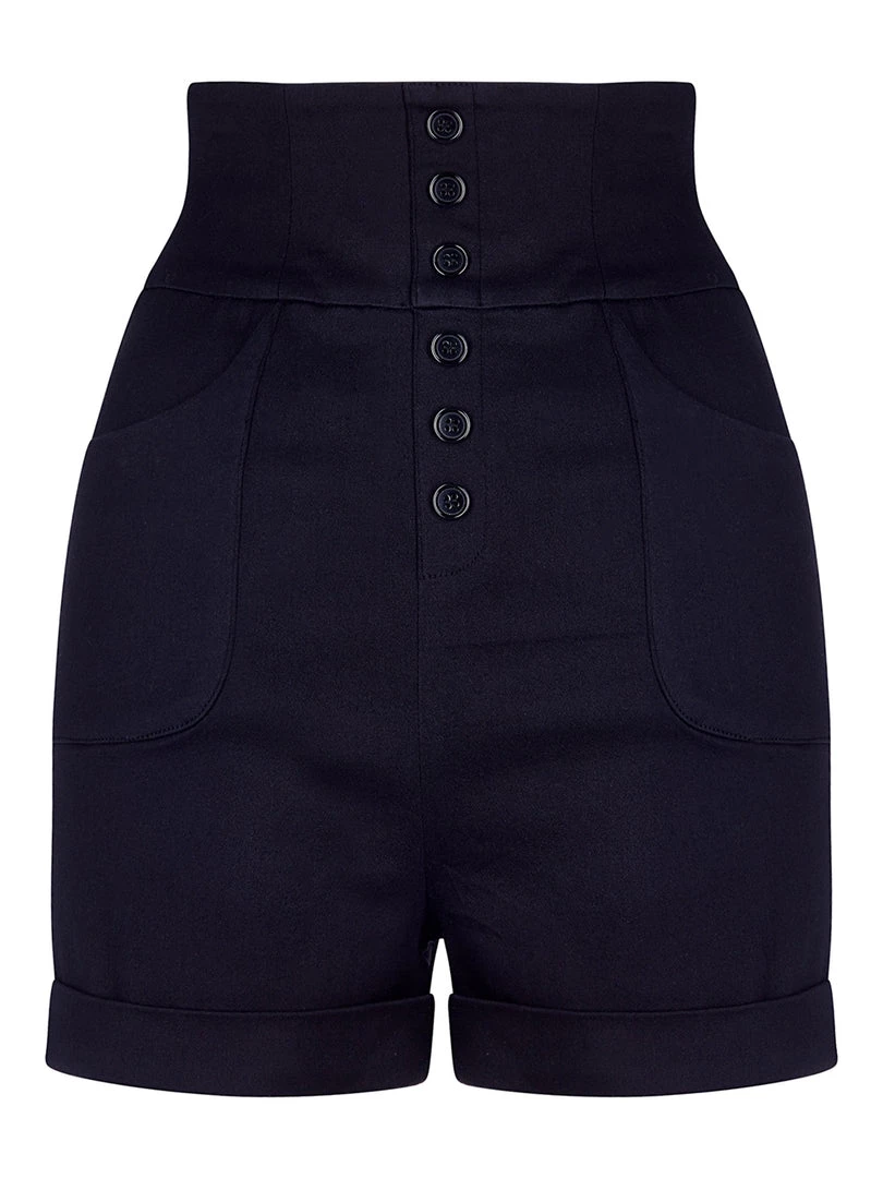 Collectif Pinup Nomi Plain Shorts 4 Collectif Pinup Nomi Plain Shorts