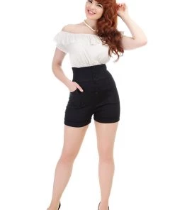 Collectif Pinup Nomi Plain Shorts 8 Collectif Pinup Nomi Plain Shorts