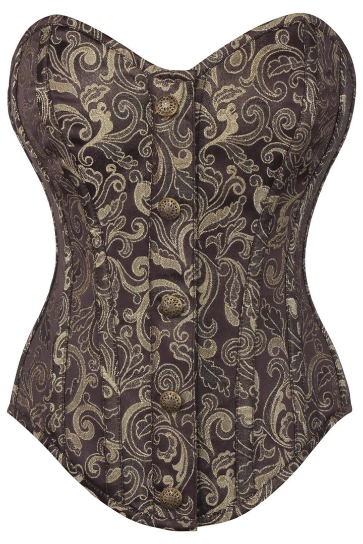 Not Specified Livia Overbust Corset In Brocade Corsets 3 Not Specified Livia Overbust Corset In Brocade Corsets