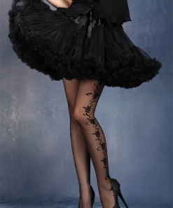 Dark In Love Gothic Black Lolita Pettiskirt