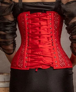 Subculture Corsets & Clothing Budding Rose Mesh Underbust Corset
