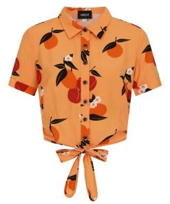 Collectif Sammy Apricot Blouse