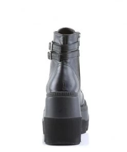 Demonia Shaker 52 Platform Boots In Vegan Leather Shoes