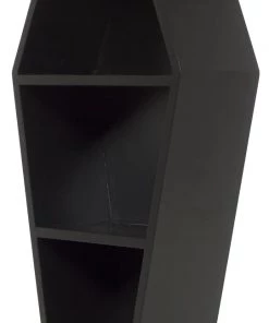 Sourpuss Matte Black Coffin Shelf Home Decor