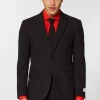 OppoSuits Black Knight Men's Suit Set