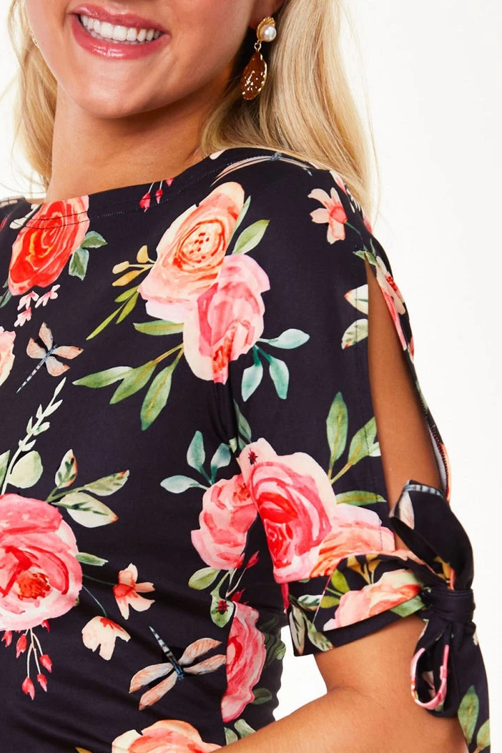 Voodoo Vixen Rosalee Floral Knit Top 4 Voodoo Vixen Rosalee Floral Knit Top