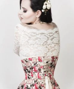 Subculture Corsets & Clothing Versailles Corset In Aurora Floral 6 Subculture Corsets & Clothing Versailles Corset In Aurora Floral