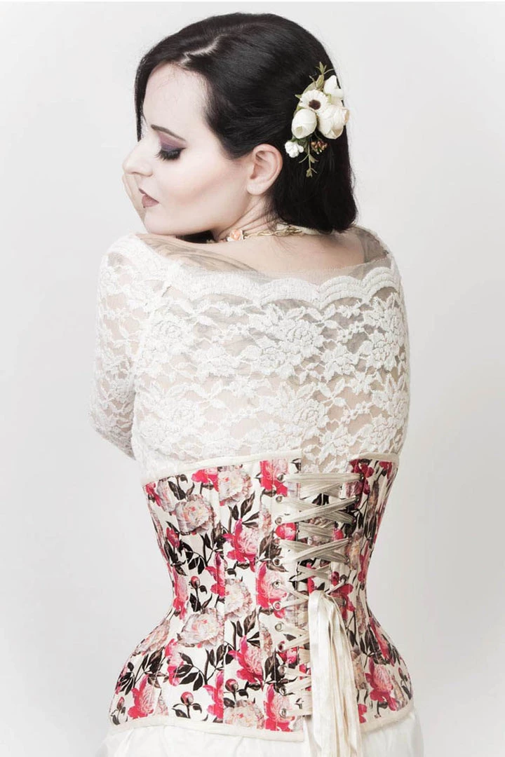 Subculture Corsets & Clothing Versailles Corset In Aurora Floral 3 Subculture Corsets & Clothing Versailles Corset In Aurora Floral