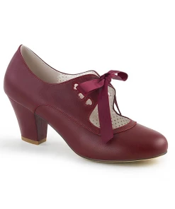 Pinup Couture Wiggle 32 Retro Ribbon Heel