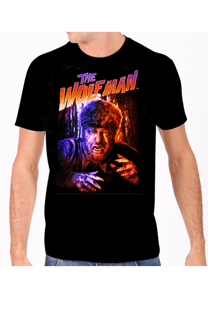 Rock Rebel Unisex Gothic Wolfman In Colors T-Shirt 1 Rock Rebel Unisex Gothic Wolfman In Colors T-Shirt